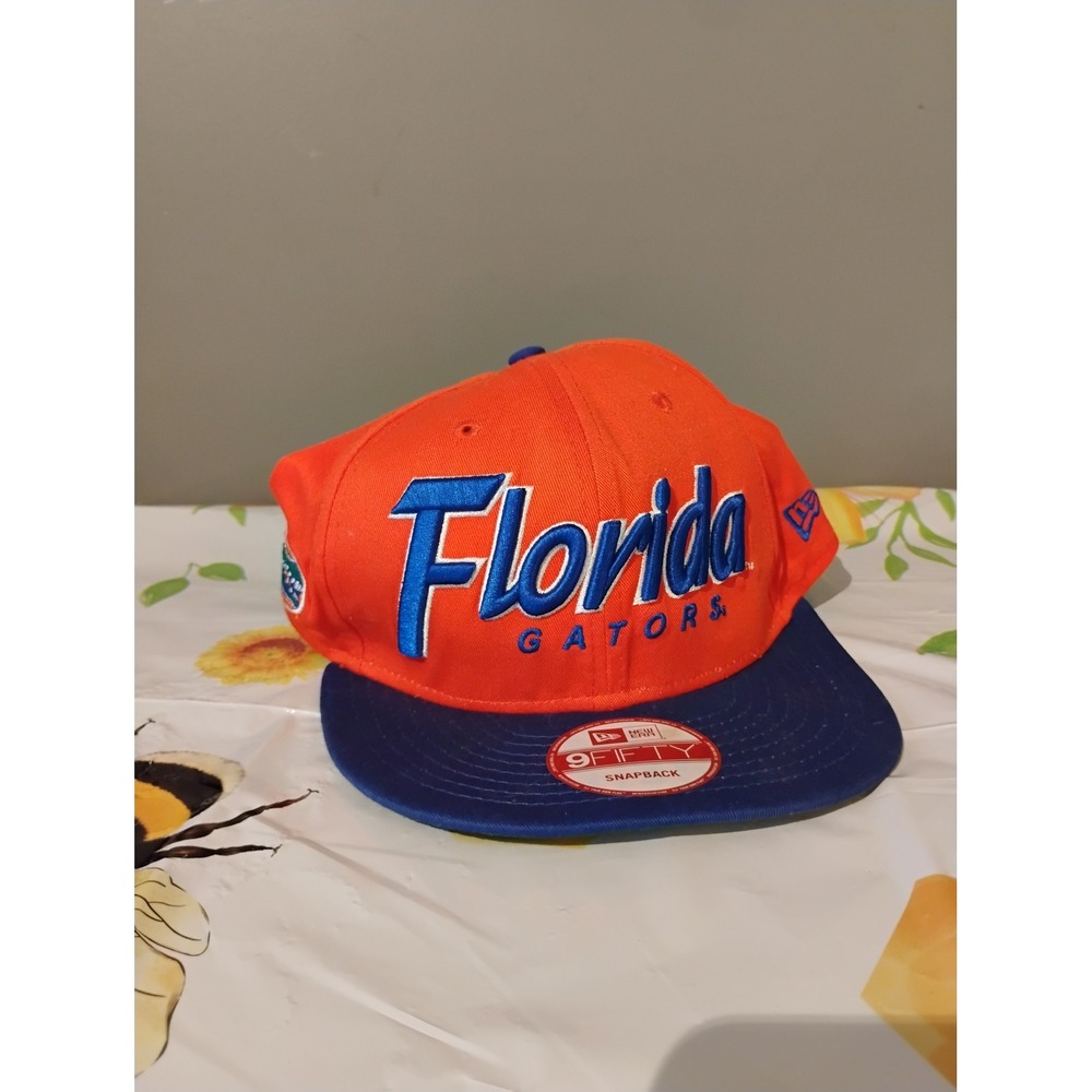 New Era Florida Gators 9FIFTY Snapback Hat Orange Blue NCAA Baseball Cap